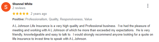 A.L. Johnson Google review