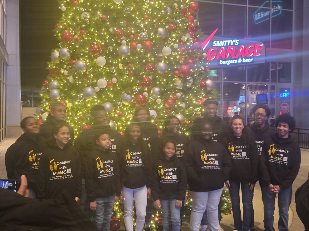 Kansas City Boys and Girls Choir at the 103 Jamz Toy and Food Drive