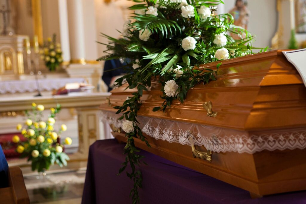 funeral casket